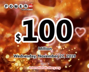 2019年11月23日的 Powerball 结果：