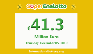 超级博彩（SuperEnalotto）累积奖金提升至4130万欧元。