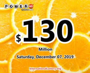 三位玩家赢得了500万美元的奖金，而目前的强力球奖池为1.3亿美元。